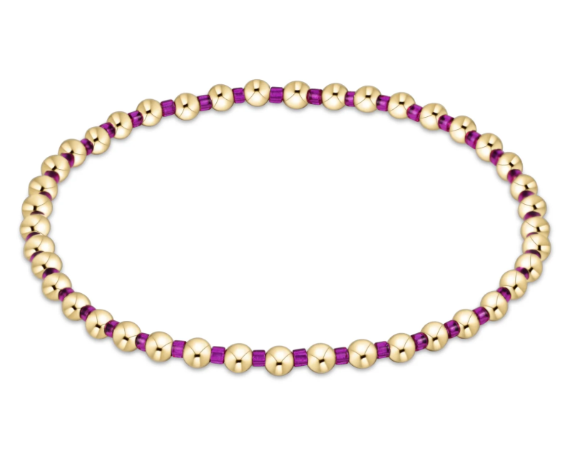 E Newton Hope Grateful 3mm Bead Bracelet