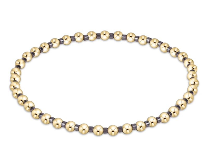 E Newton Hope Grateful 3mm Bead Bracelet