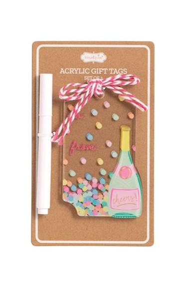 Birthday Acrylic Gift Tag Set