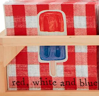 Americana Cocktail Napkins - 12 Pack