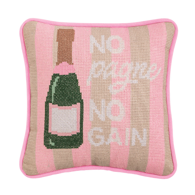 Happy Hour Mini Needlepoint Pillow