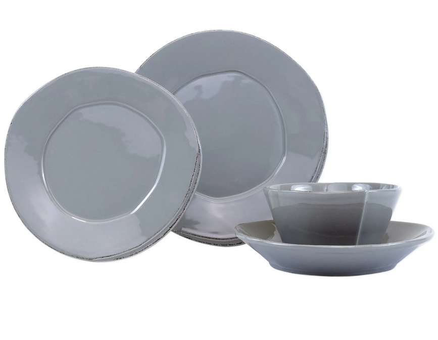 Vietri Lastra 4 or 16 Piece Place Setting - PREORDER