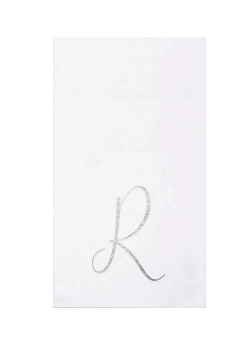 Vietri Papersoft Gold Monogram Napkins