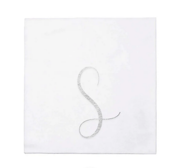 Vietri Papersoft Gold Monogram Napkins