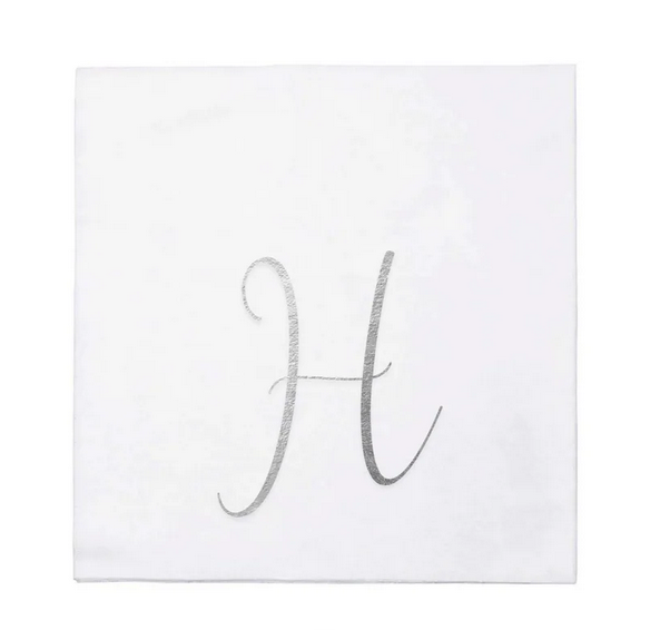 Vietri Papersoft Gold Monogram Napkins