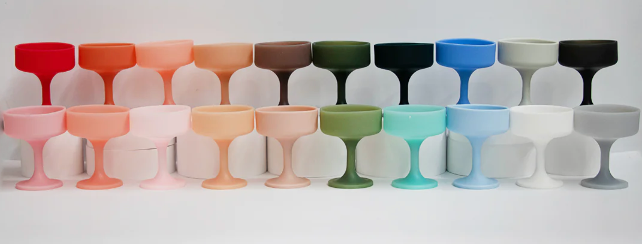PG Silicone Mecc Cocktail Coupes - Set of 2 - Final Sale 40% off in cart