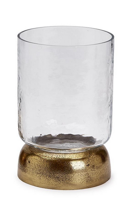 Casablanca Hurricane with Brass Base