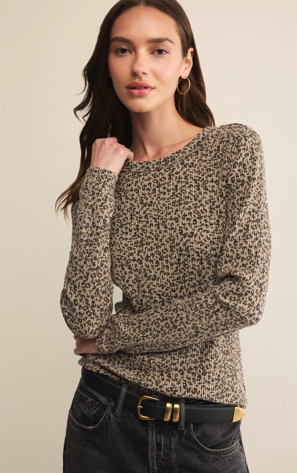 Z Supply Arlet Animal Mini Thermal Top
