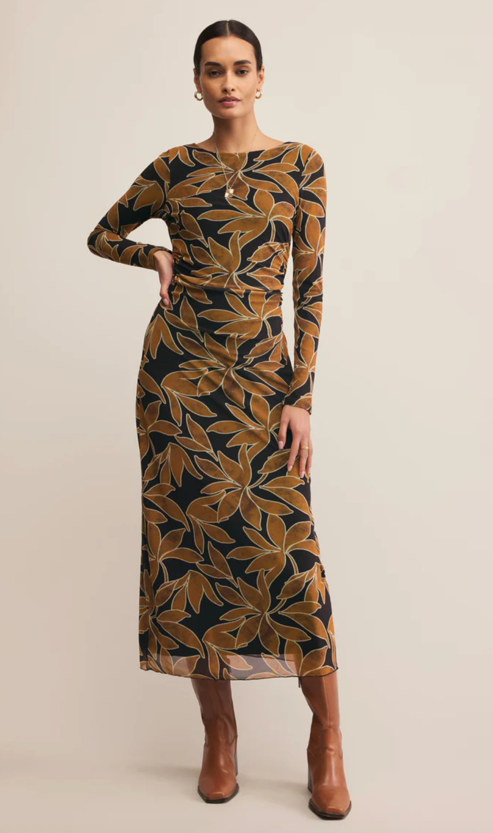 Z Supply Spellbound Mesh Floral Maxi Dress
