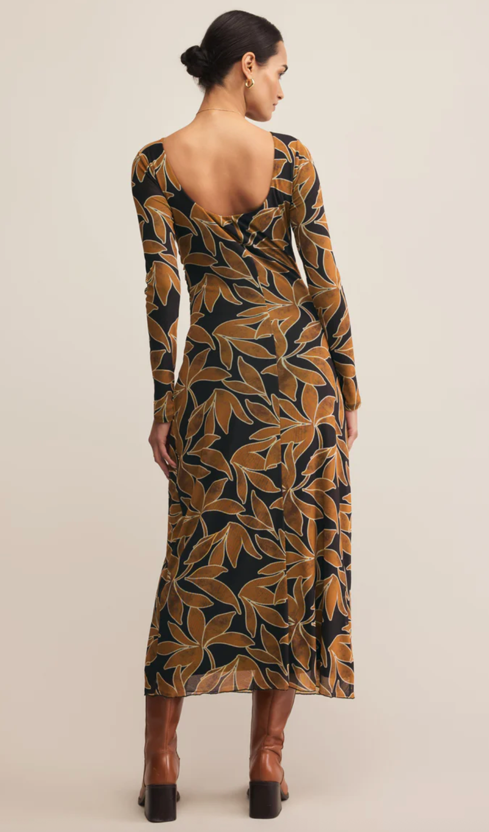 Z Supply Spellbound Mesh Floral Maxi Dress