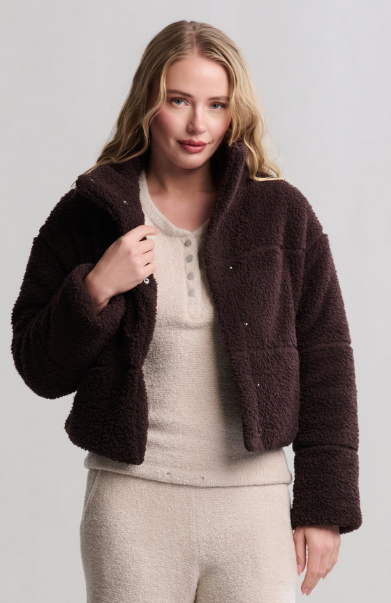 Barefoot Dreams Brushed CozyChic Puffer Jacket