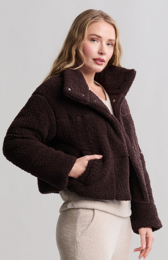 Barefoot Dreams Brushed CozyChic Puffer Jacket
