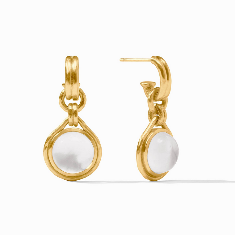 Julie Vos Solara Hoop & Charm Earring