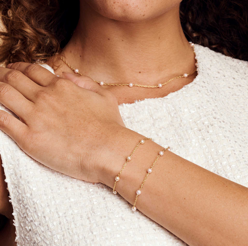 Julie Vos The Pink Delicate Bracelet