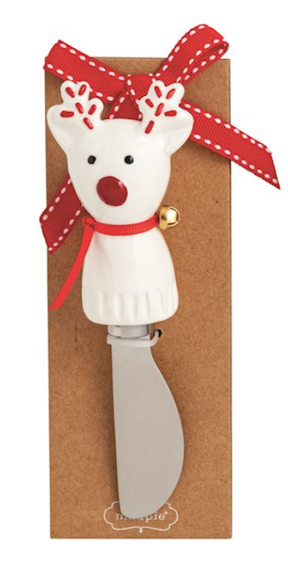 Figural Ceramic Christmas Spreader