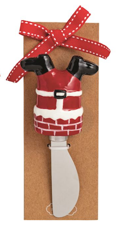 Figural Ceramic Christmas Spreader
