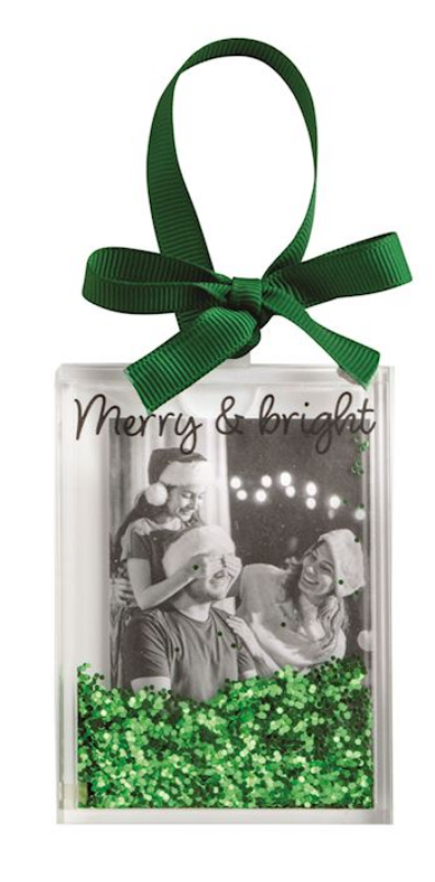 Glitter Photo Ornament