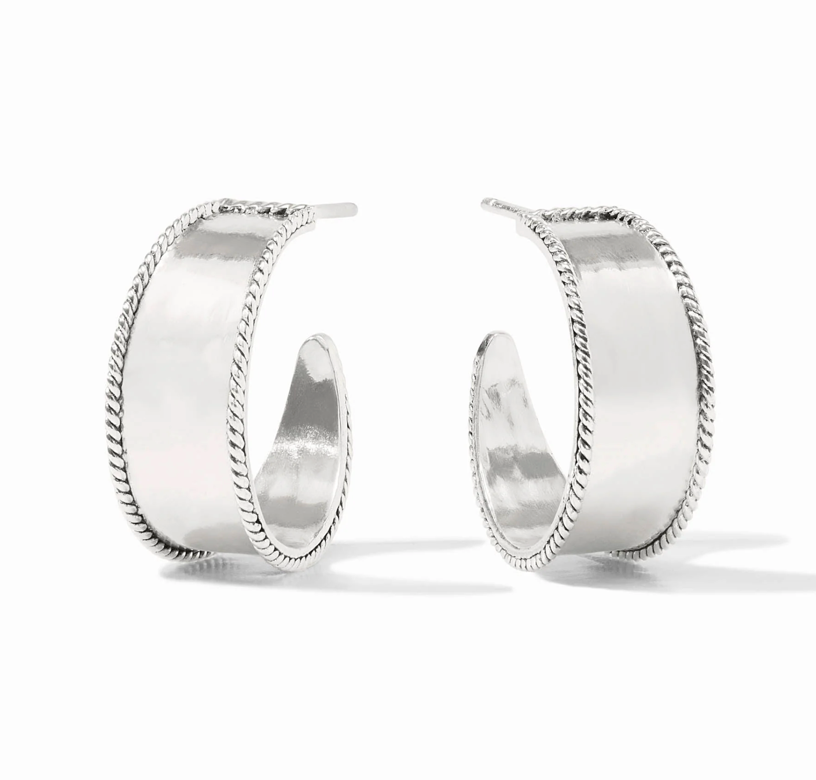Julie Vos Savoy Hoop - Silver