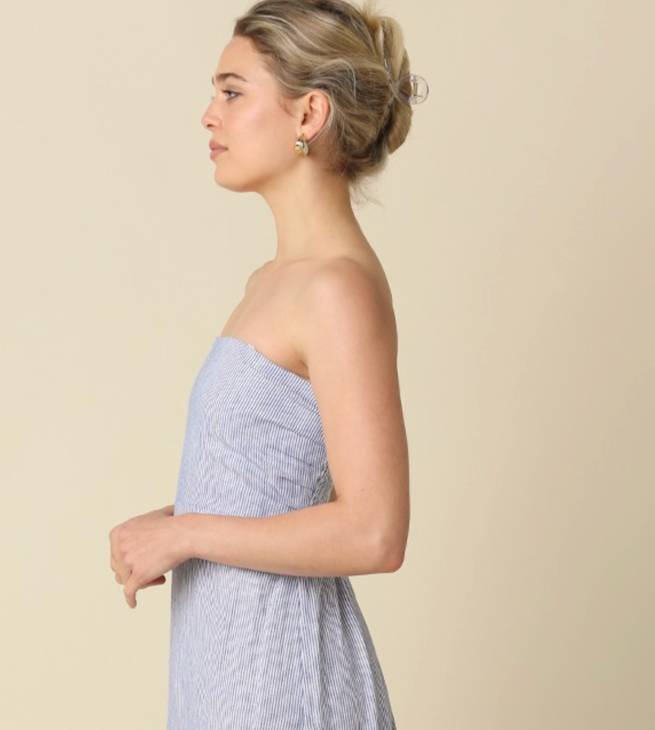 Darla Denim Striped Dress - FINAL SALE 40% OFF IN CART