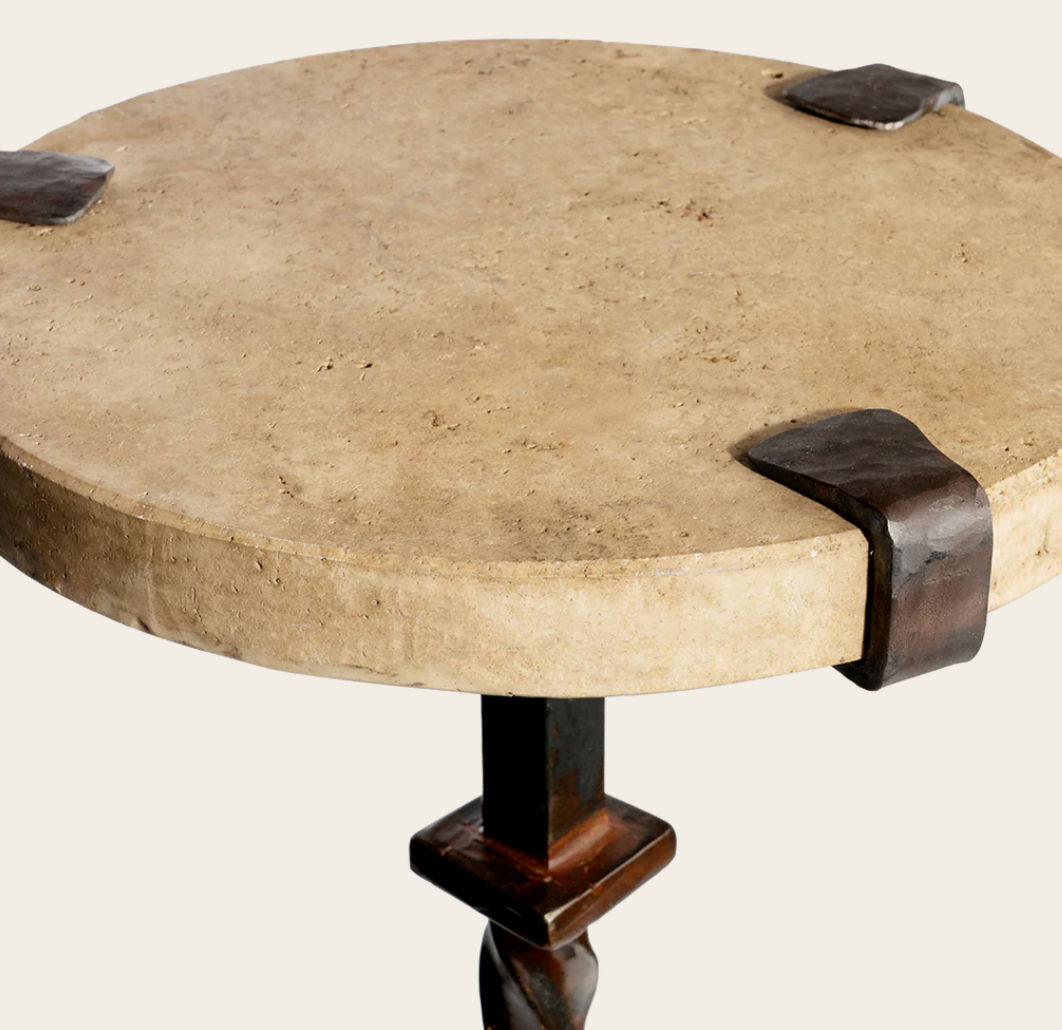 Torreon Circular Stone Table