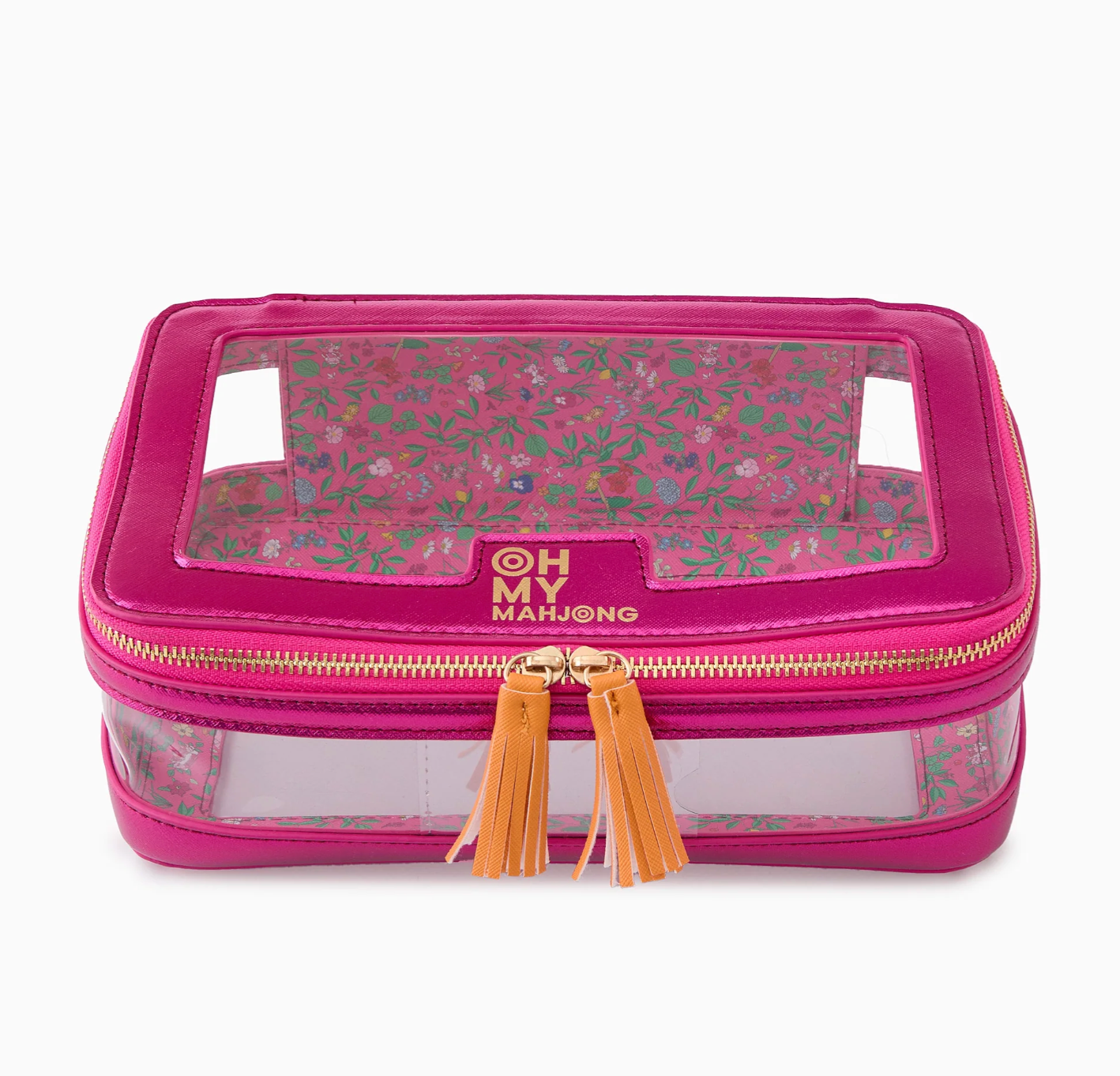 Metallic Pink Tile Storage Bag