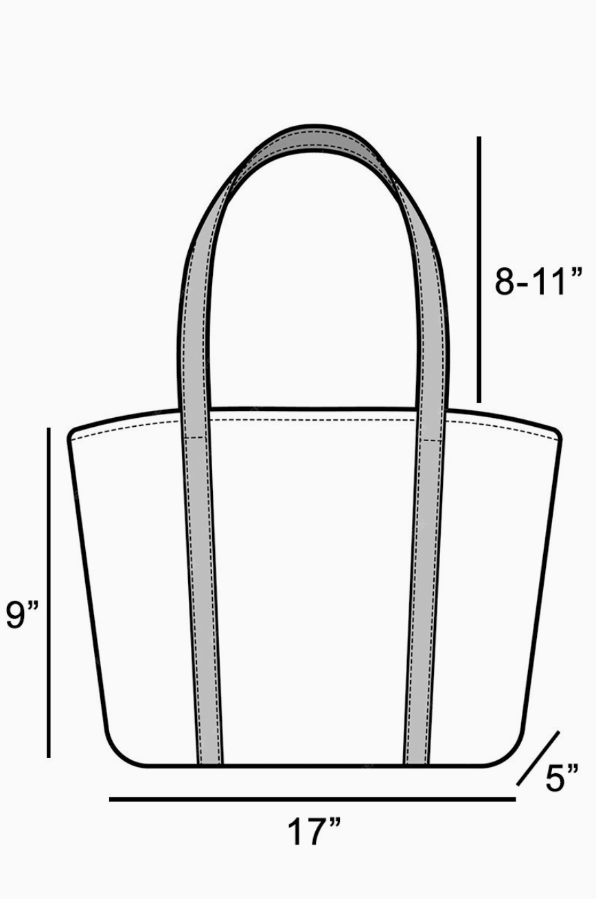 Laurel Adjustable Belt Strap Leather Tote