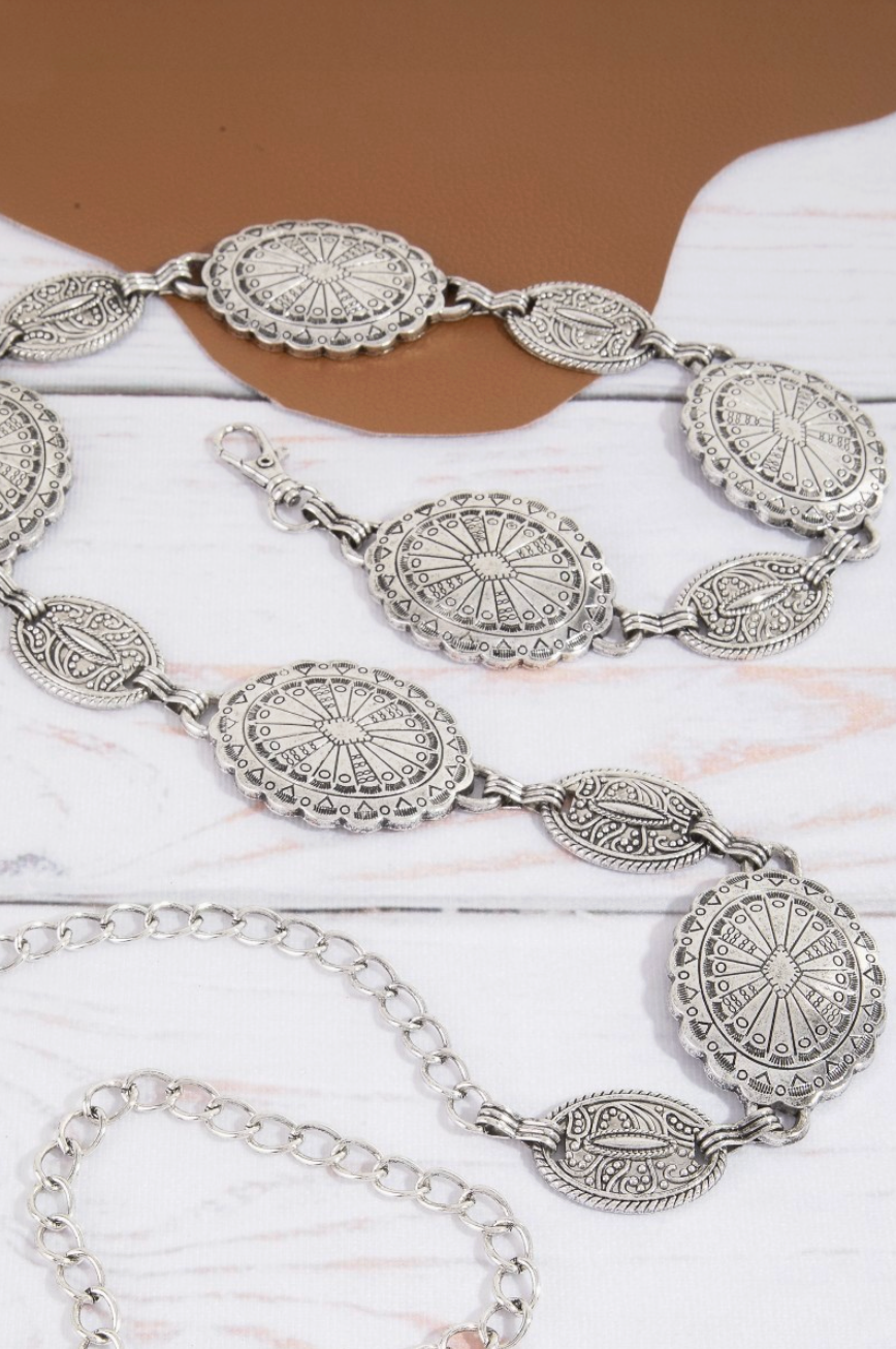 Western Concho Chain Belt