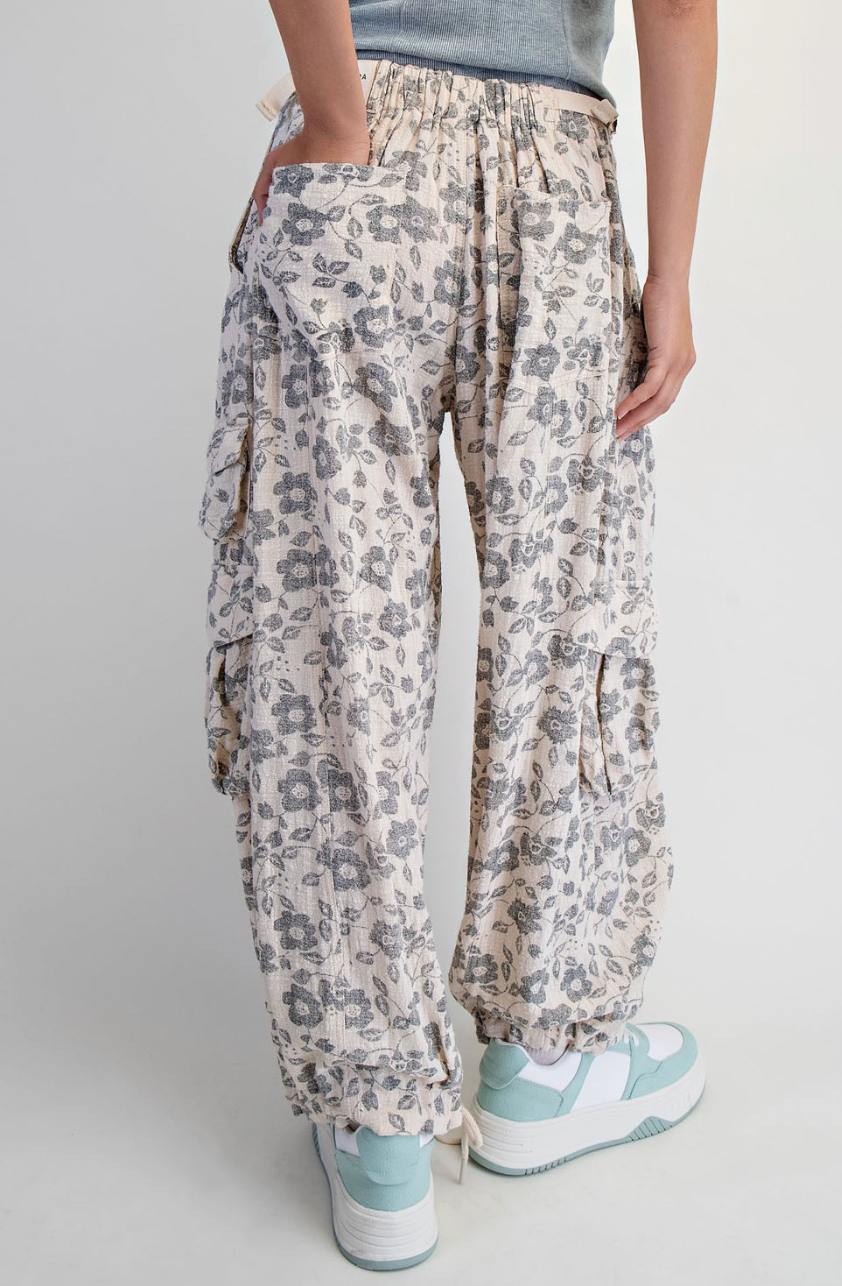 Flora Printed Utility Pants