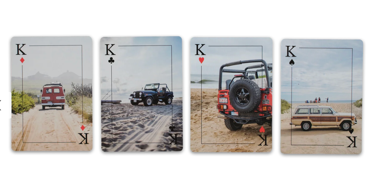 Beach Rides Playing Cards