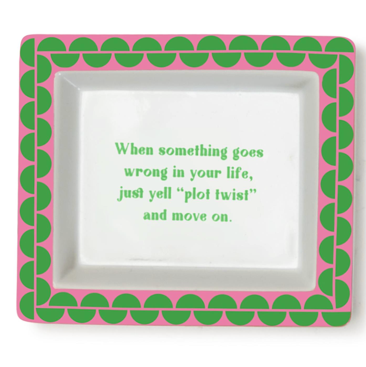 Sassy Wise Saying Desk Tray