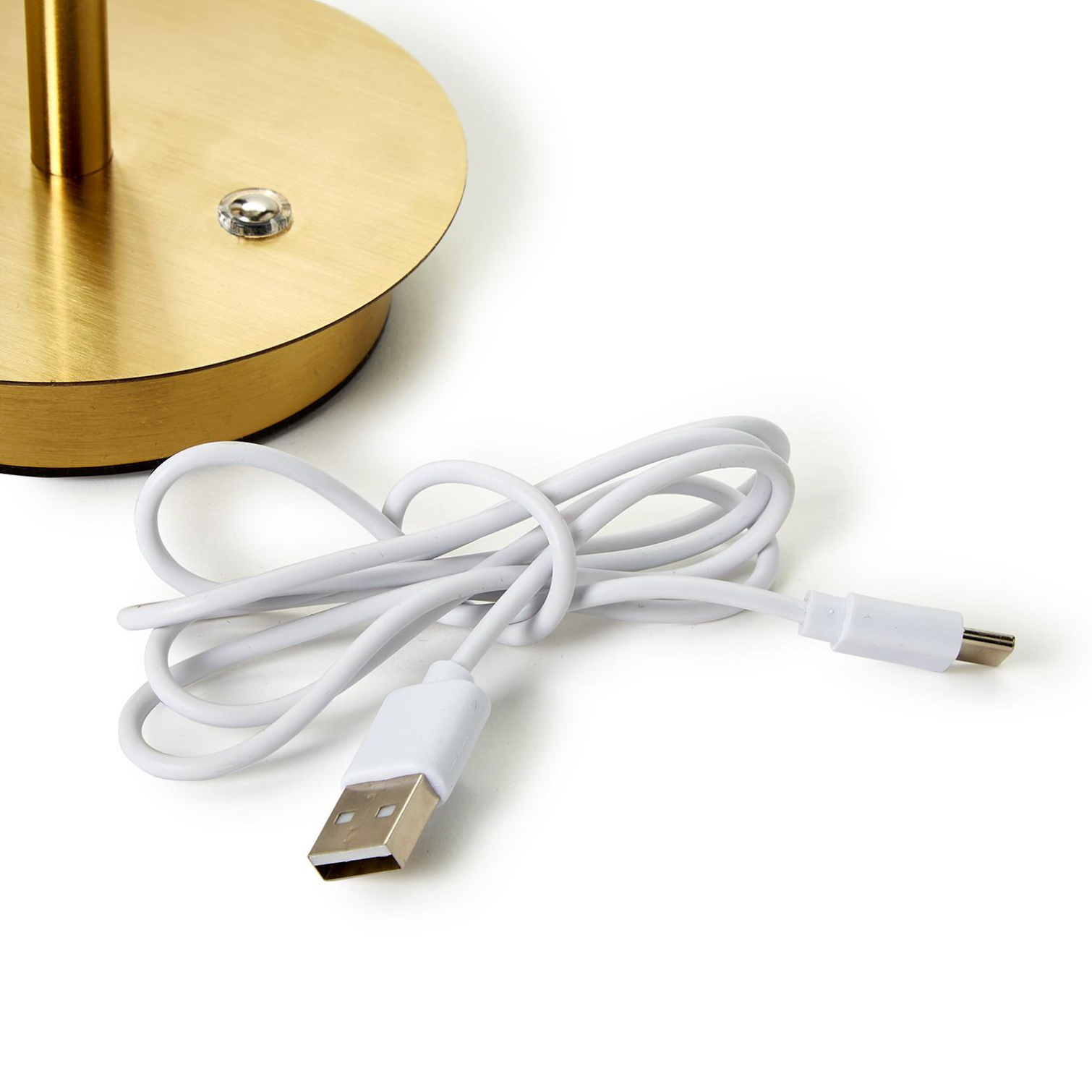 LED Portable Cordless Table Lamp with Acrylic Shade