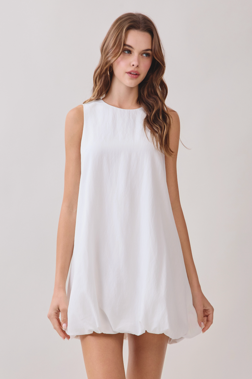 Wynne Bubble Hem Mini Dress