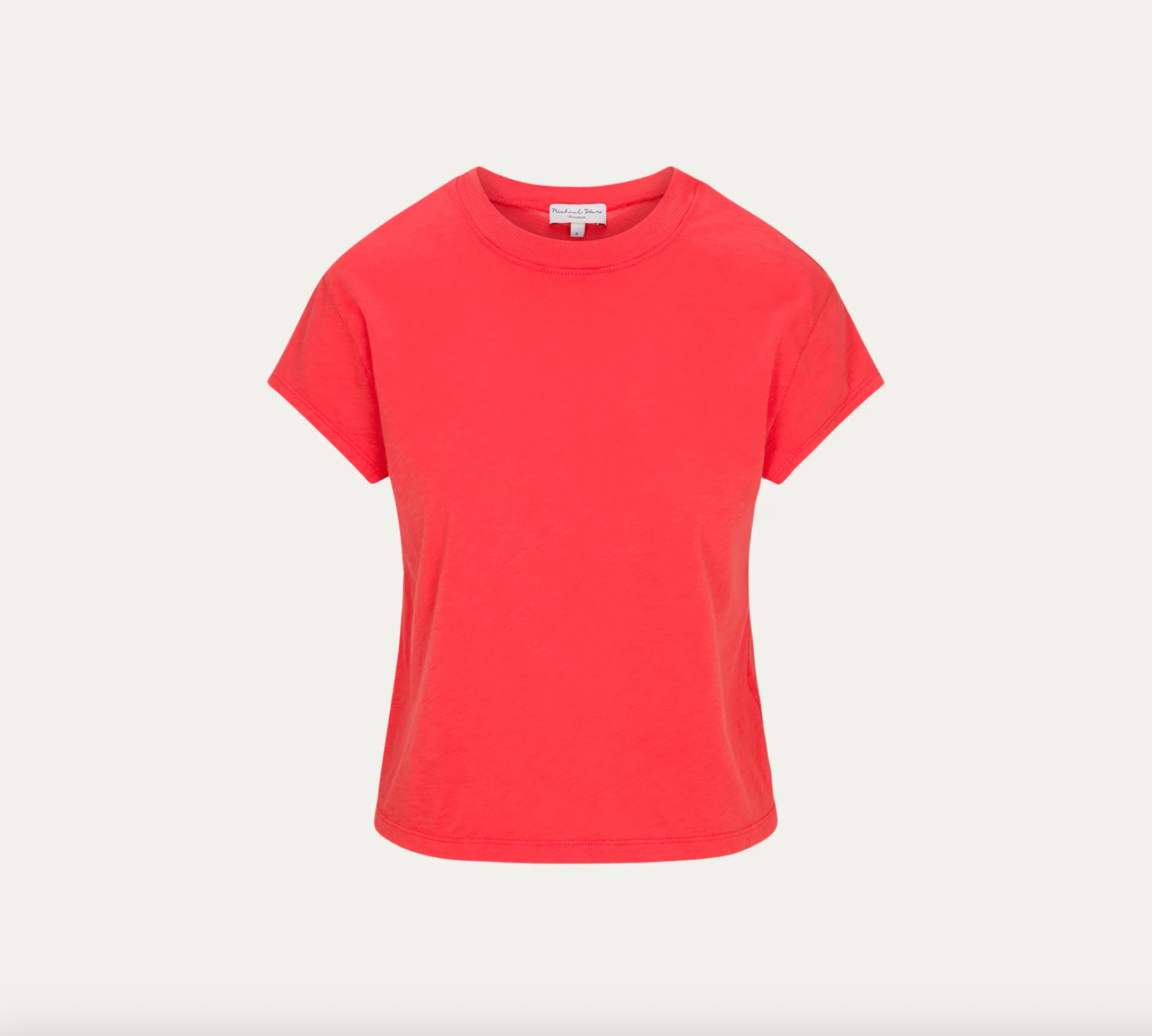 Michael Stars Grayson Cropped Crew Neck Tee