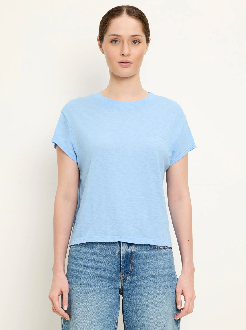 Michael Stars Grayson Cropped Crew Neck Tee