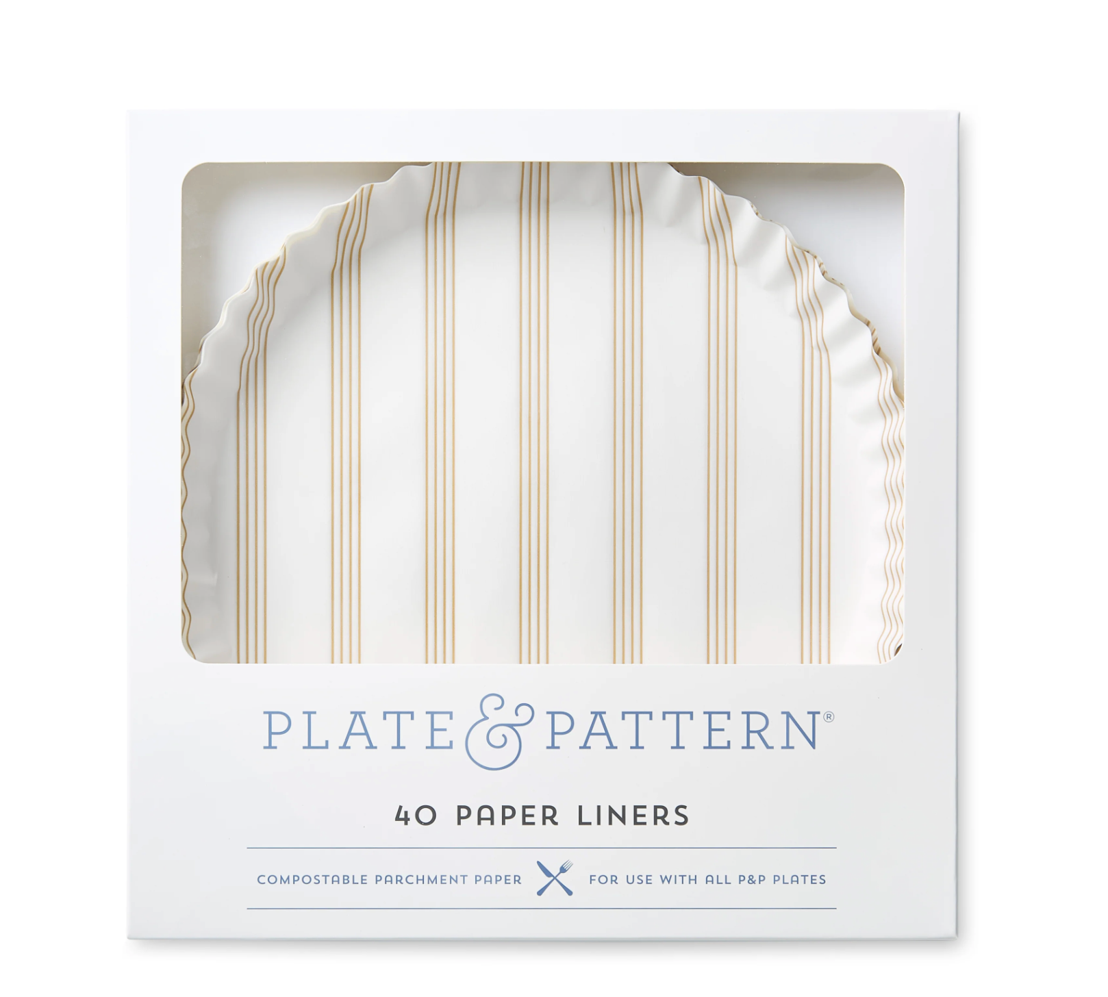 Sandy Stripes Preformed Plate Liners