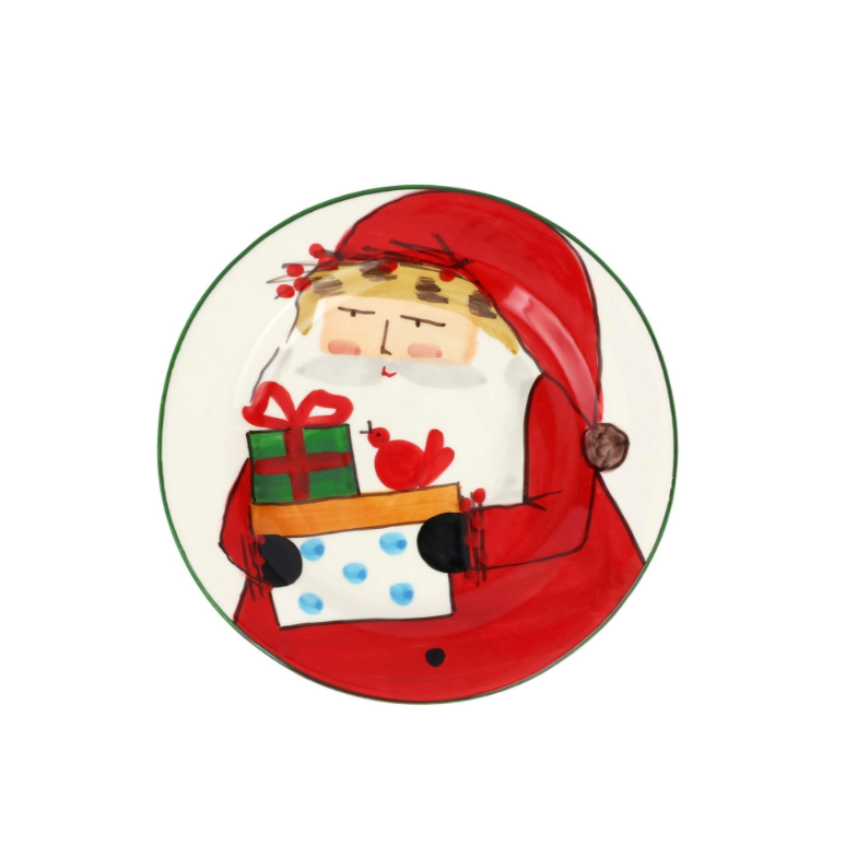 Vietri Old St. Nick 2026 Limited Edition Salad Plate
