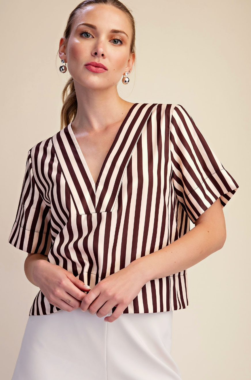 Monroe Stripe Blouse