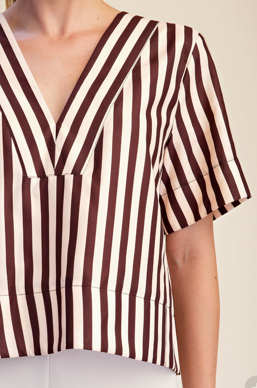 Monroe Stripe Blouse