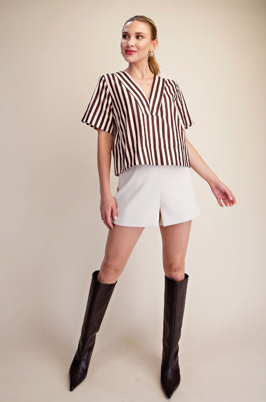 Monroe Stripe Blouse