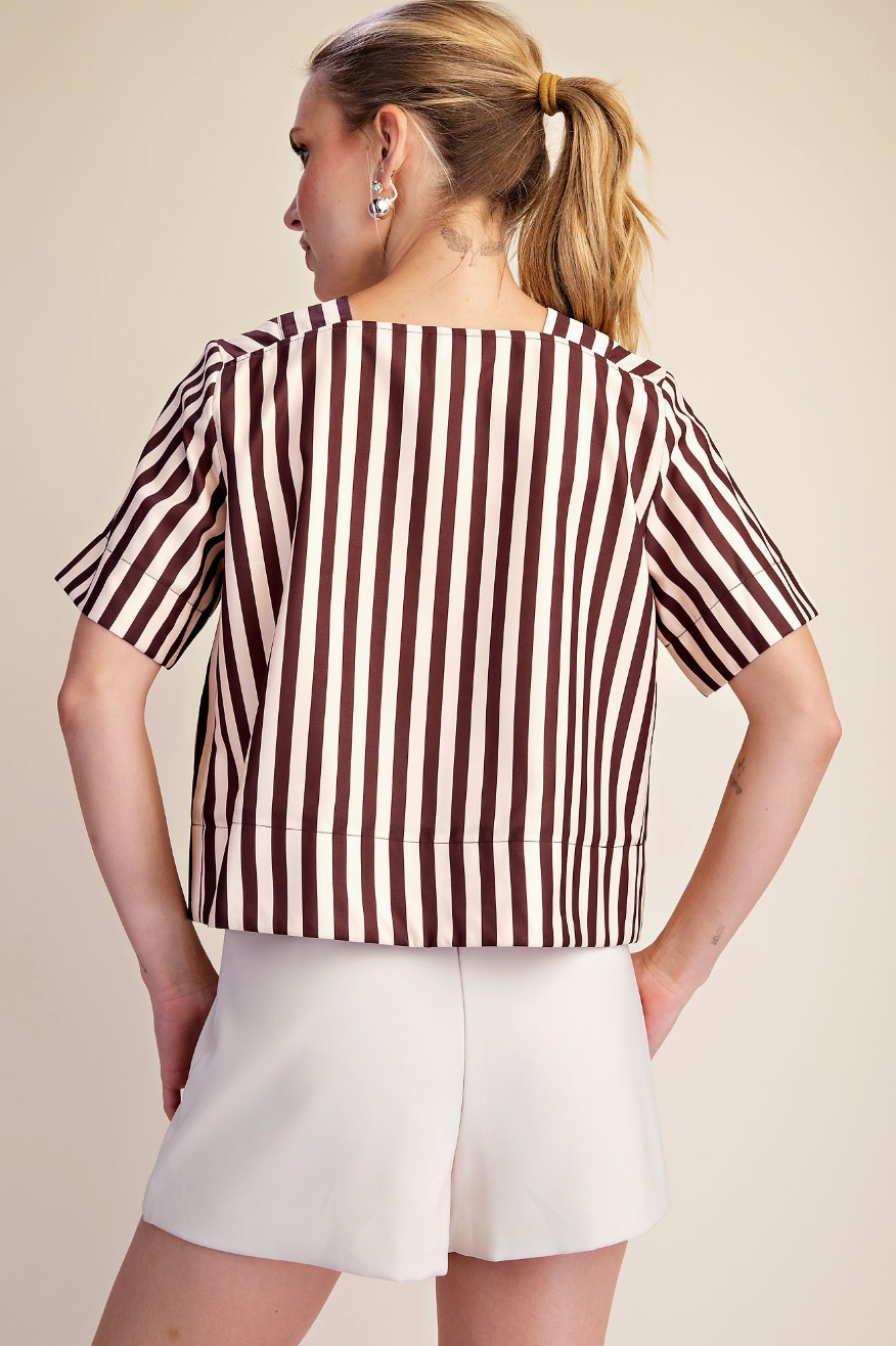 Monroe Stripe Blouse