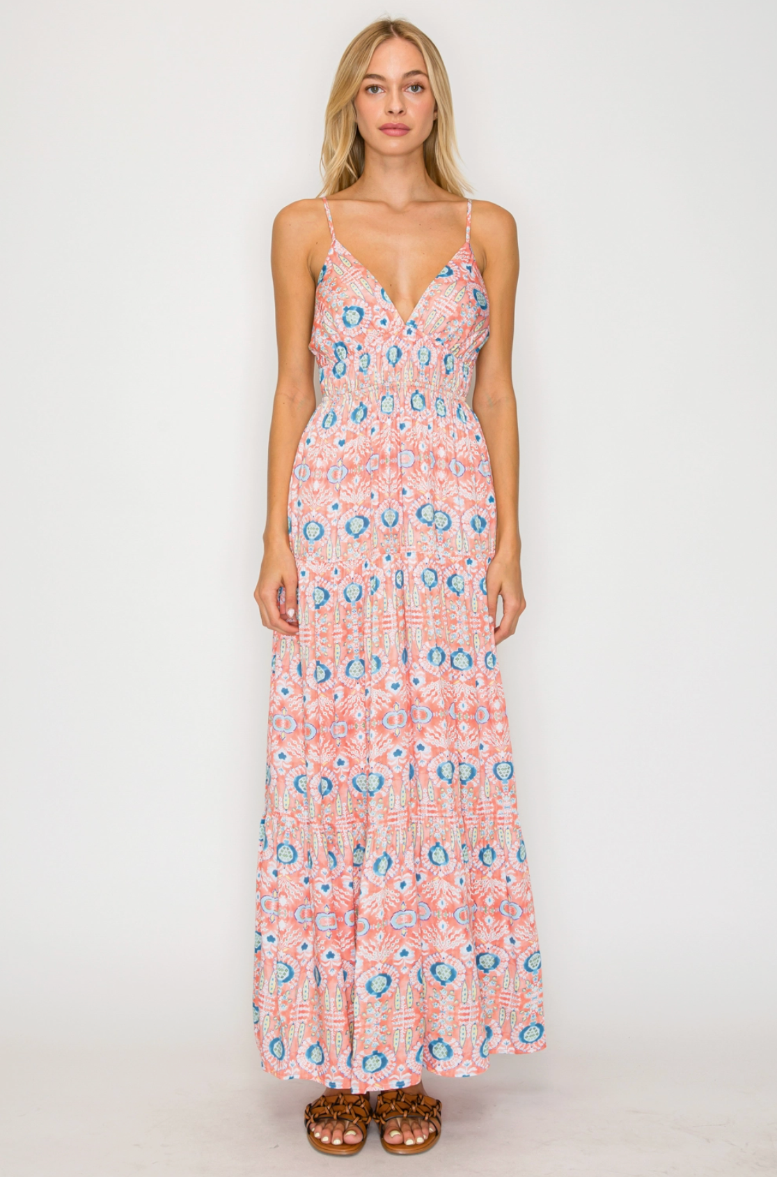 Sunset Tapestry Maxi Dress