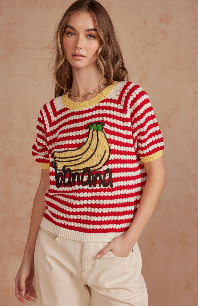 Monkey Business Sweater Top