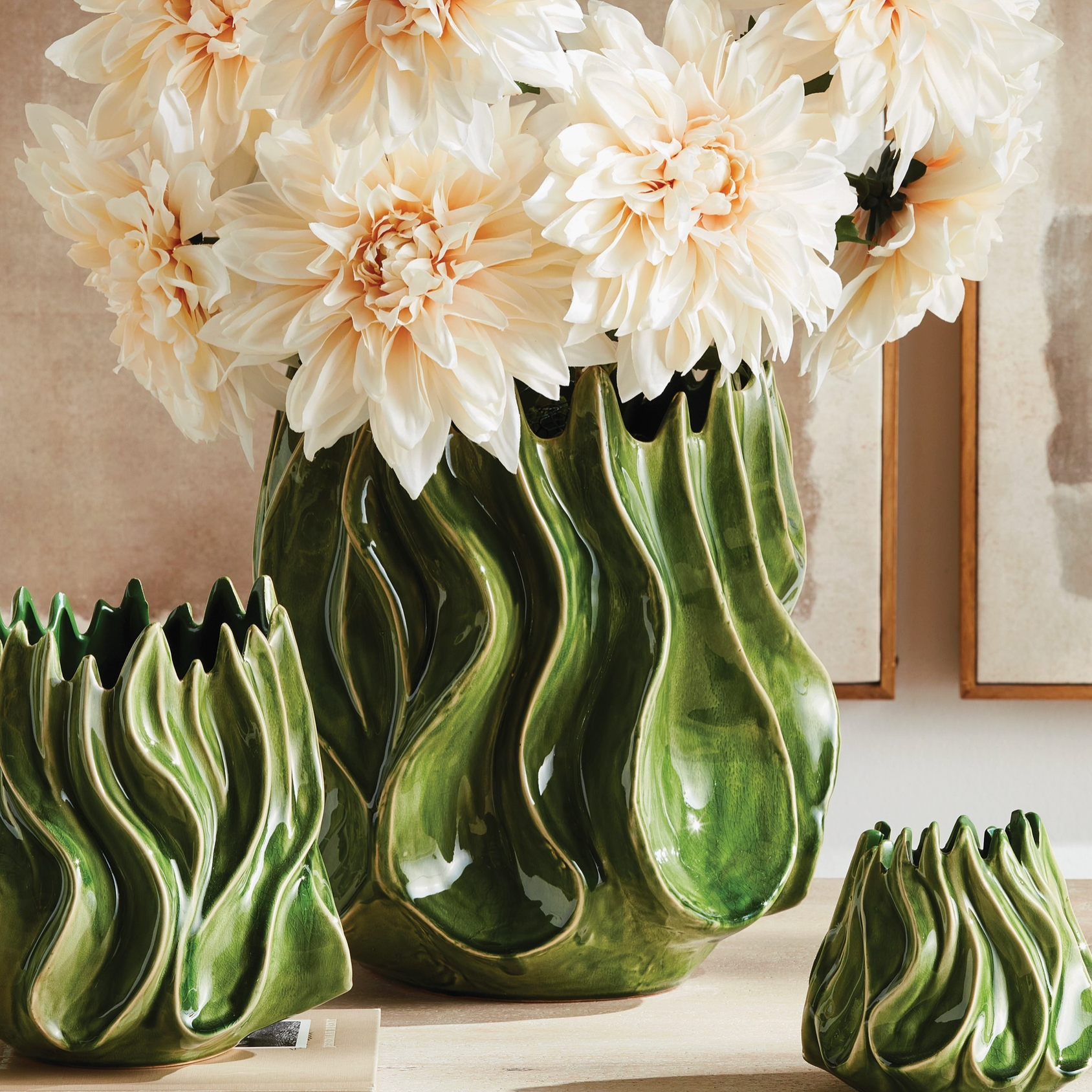 Callista Vase - Green