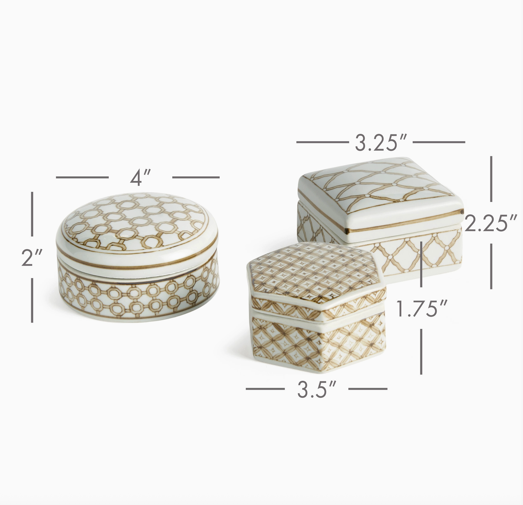 Province Lidded Boxes
