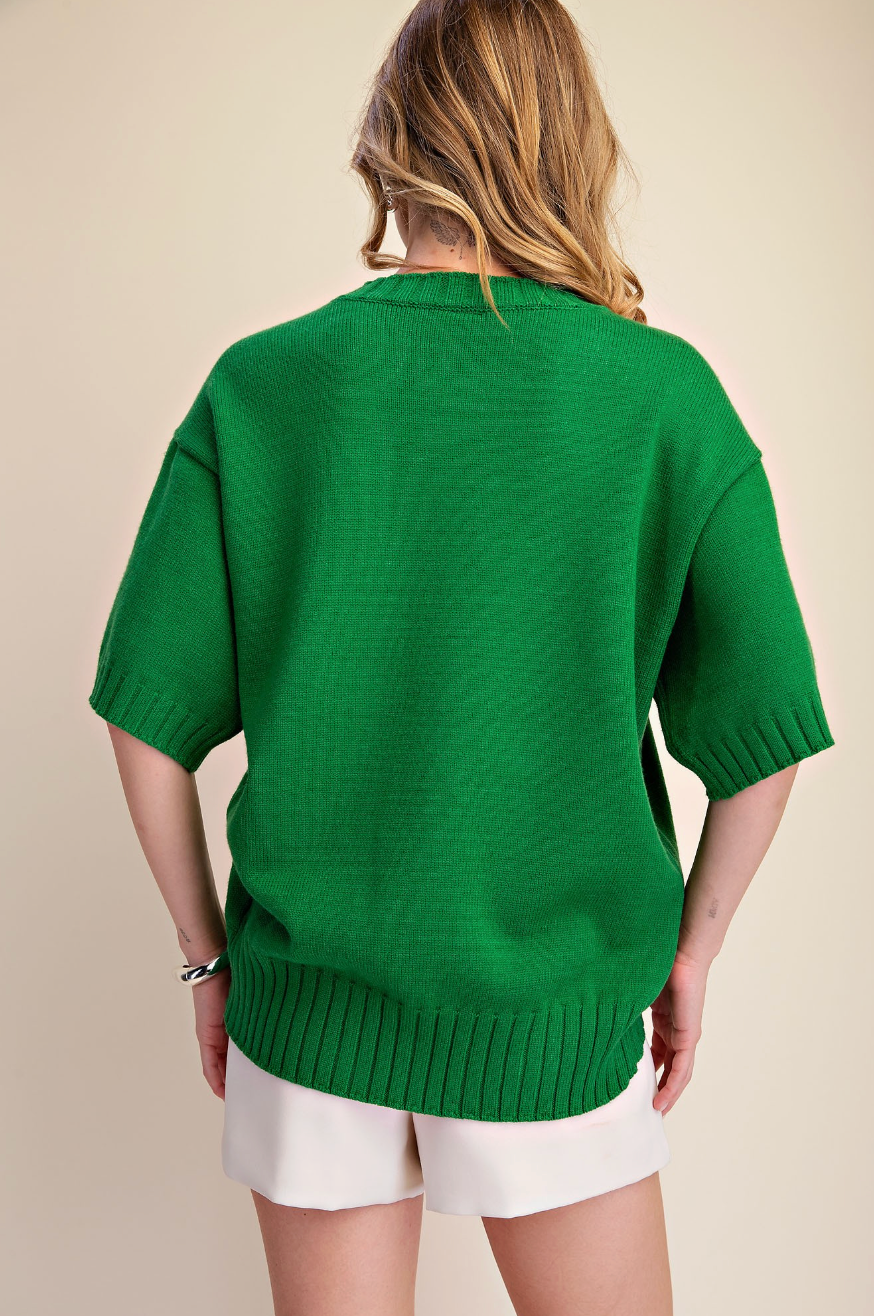 The Downtown Asymmetric Knit Sweater