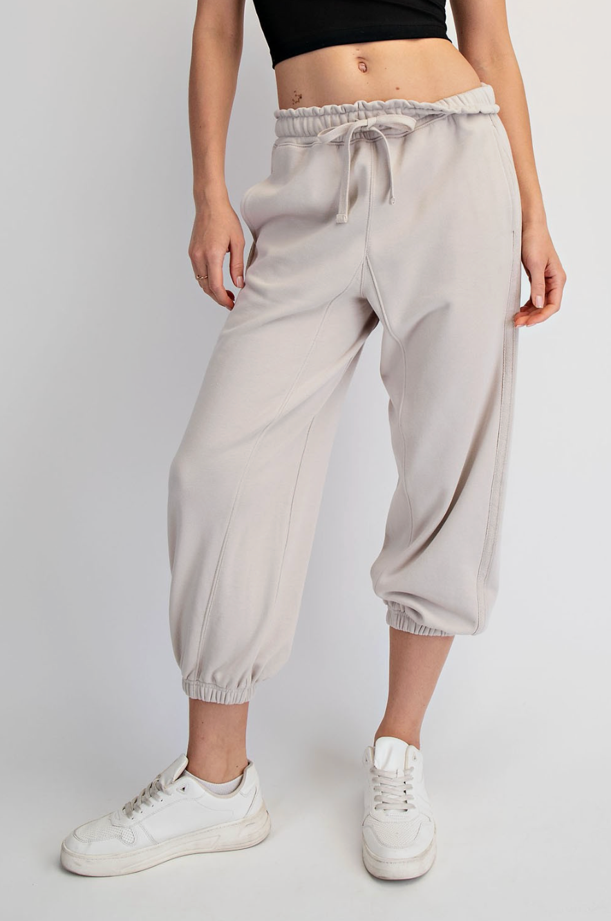 Parker French Terry Bubble Sleeve Top & Jogger Set