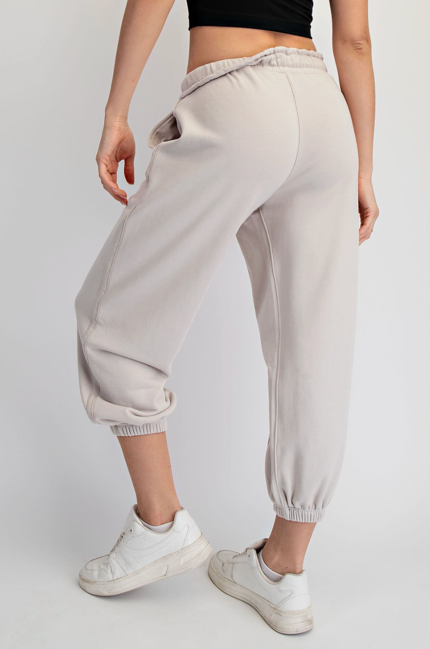 Parker French Terry Bubble Sleeve Top & Jogger Set