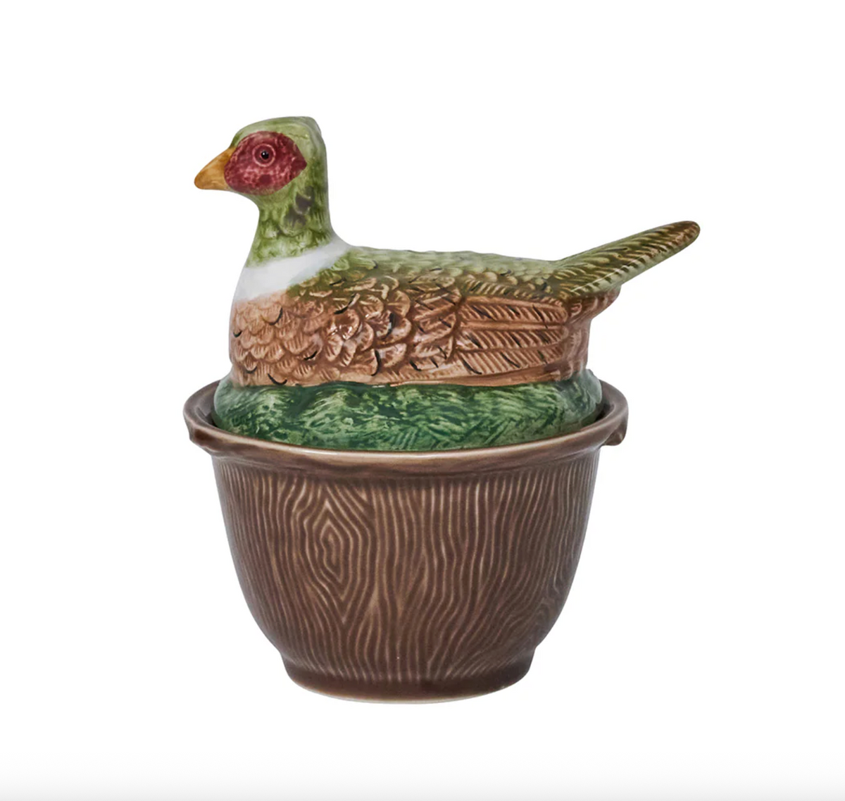 Forest Walk Pheasant Bowl w/ Lid