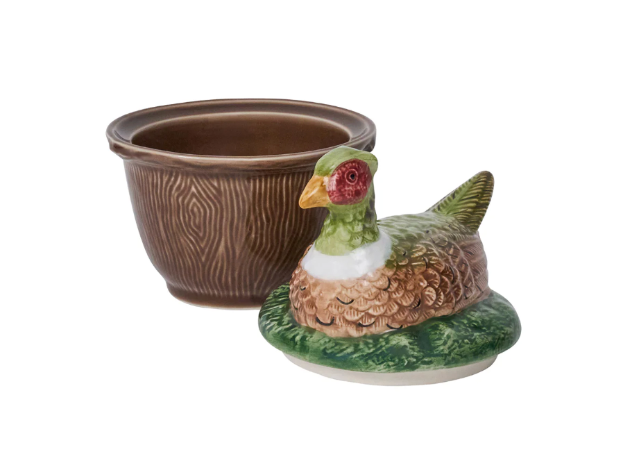 Forest Walk Pheasant Bowl w/ Lid