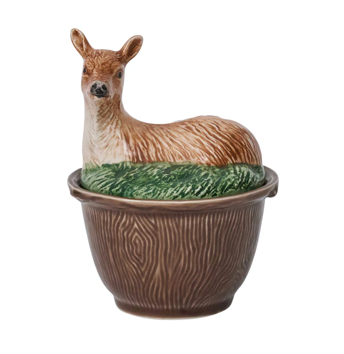 Forest Walk Deer Bowl w/ Lid
